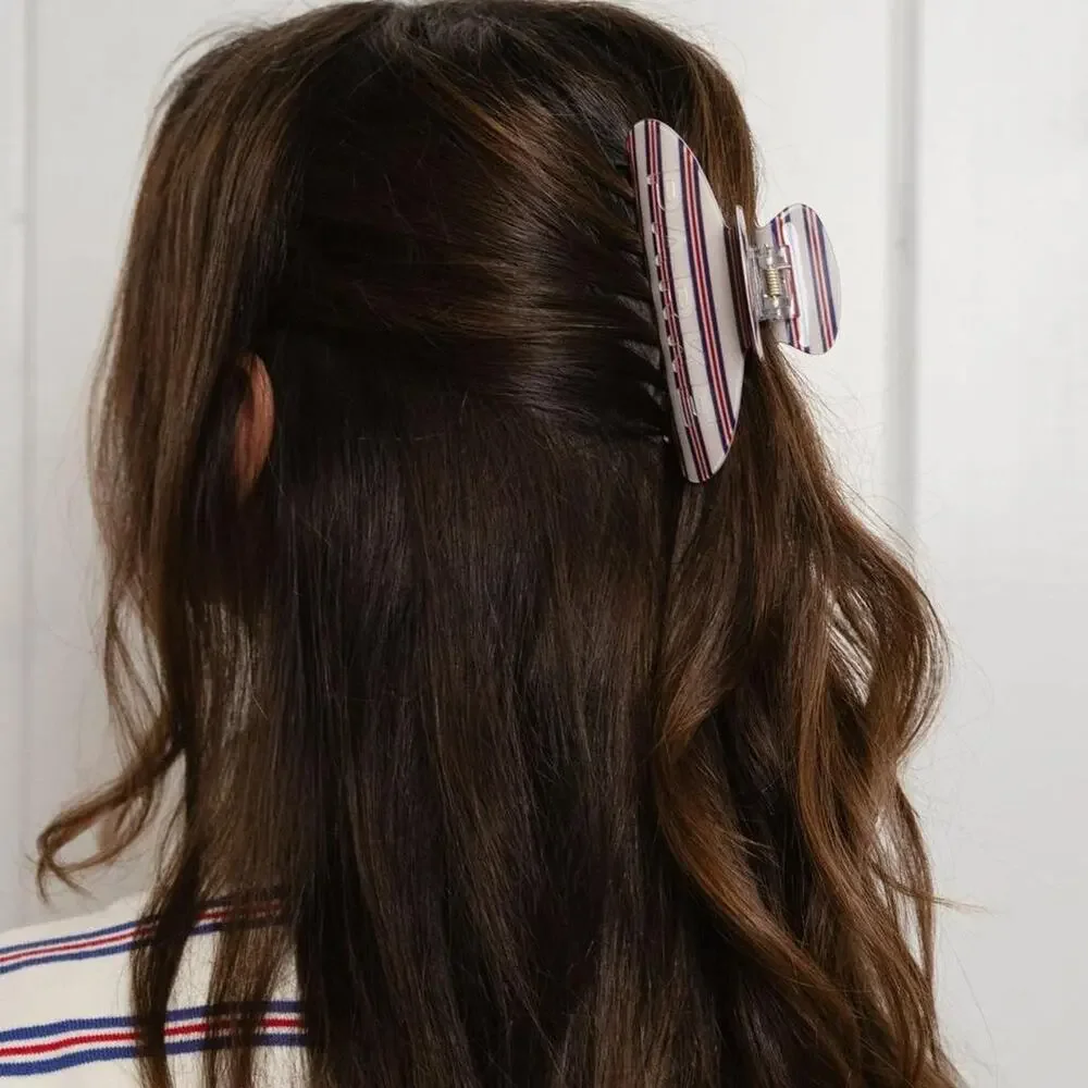 Parke coastal stripes claw clip